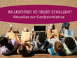 Neues Schuljahr